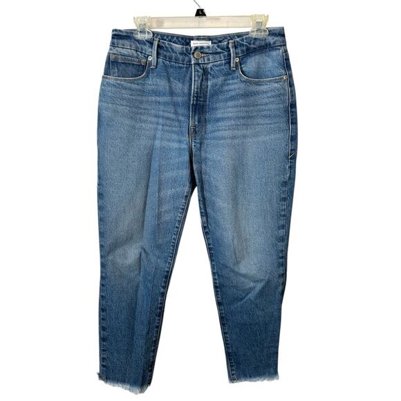 Good American Good Girlfriend Jeans Size 4/27 | Mid-Rise Medium Wash Denim - Picture 3 of 11